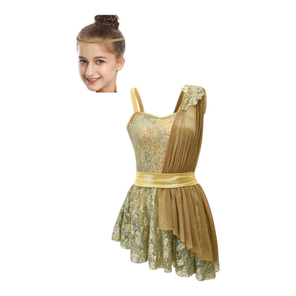 'Forever Hidden' Lyrical Greek Character Dance Costume