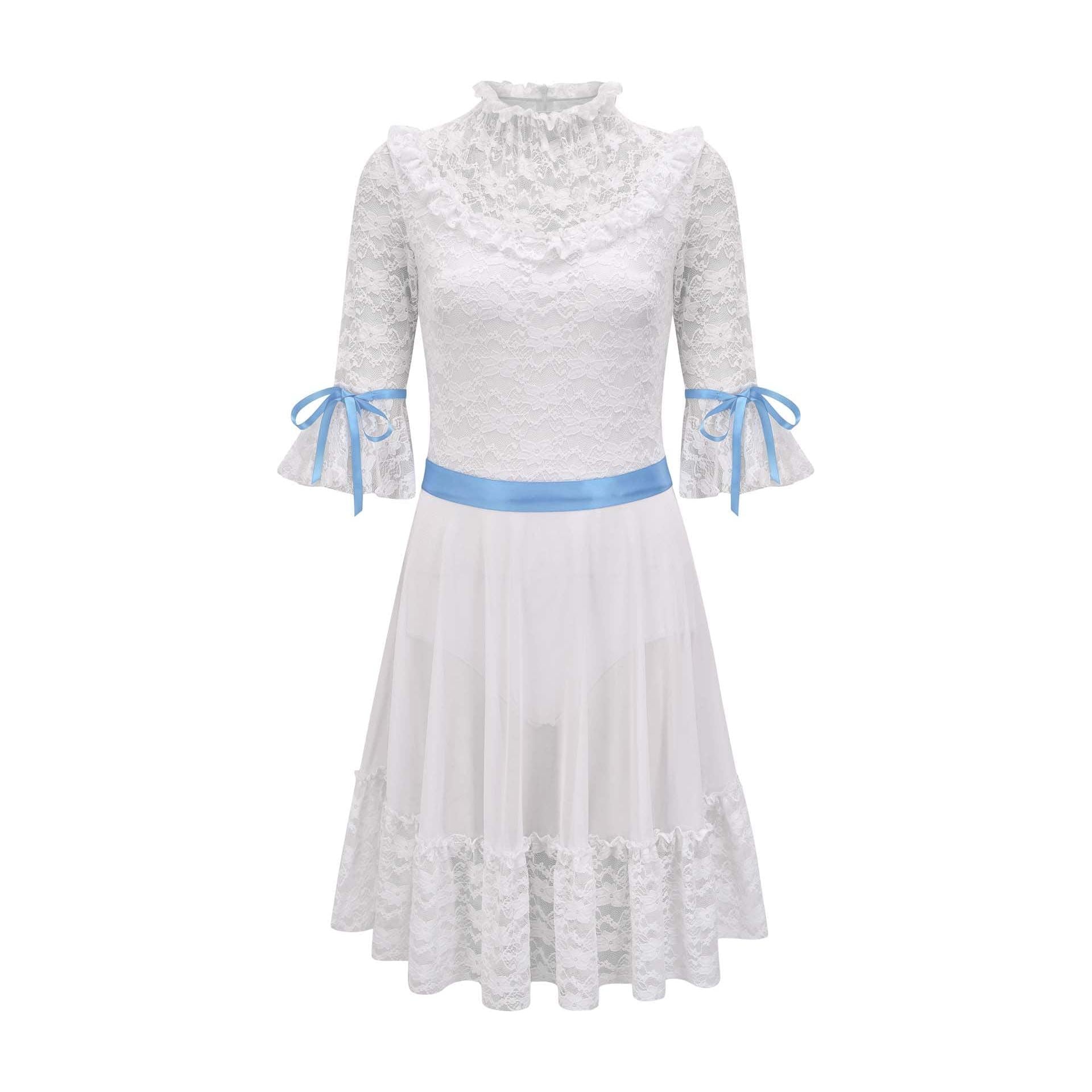 'Clara's Dream' White Lace Character Dance Dress