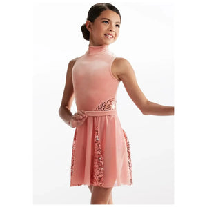 'Joyful' Lace Godet Lyrical Dress Dance Costume