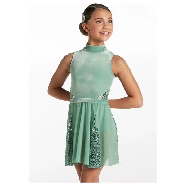 'Joyful' Lace Godet Lyrical Dress Dance Costume