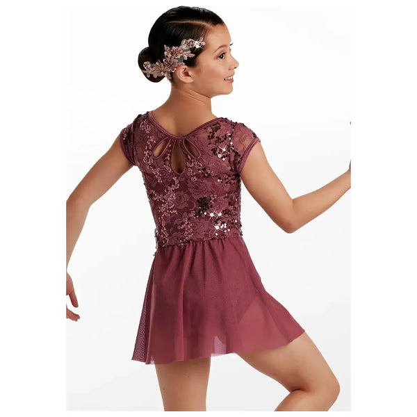 'Slow Down' Sequin Lace Cutout Dance Dress