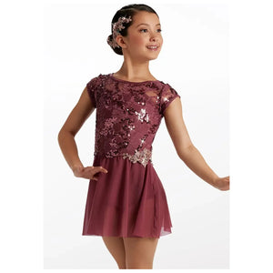 'Slow Down' Sequin Lace Cutout Dance Dress