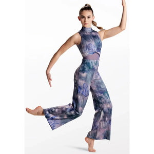 'Lost In Yesterday' Marble Jumpsuit Dance Costume