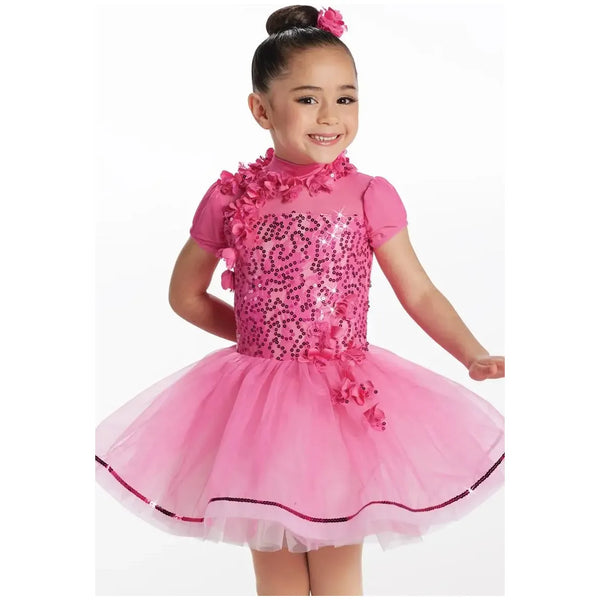 'Lost in the Woods' Floral Sequin Lace Tutu Dance Costume