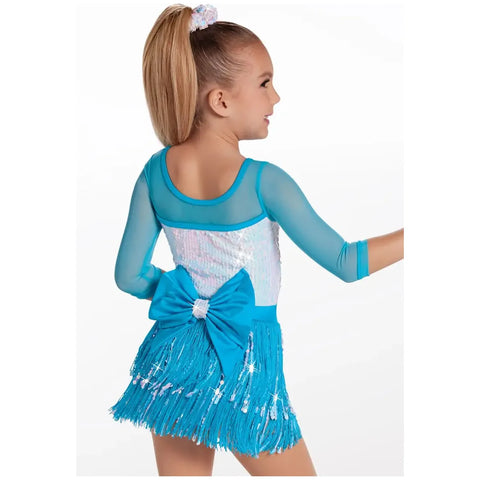 'Read Your Mind' Iridescent Fringe Dress Dance Costume