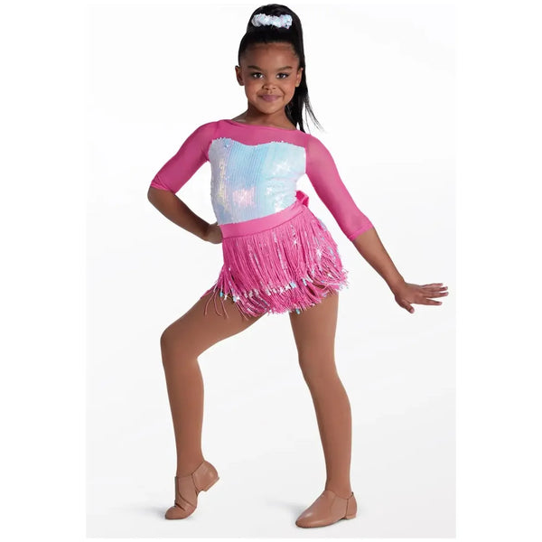 'Read Your Mind' Iridescent Fringe Dress Dance Costume