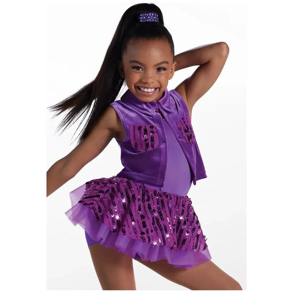 'Gonna Get This' Skater Skirt and Vest Jazz Dance Costume Set