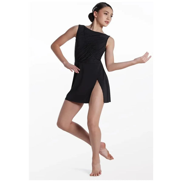 'Wrong Direction' Cutaway Ruched Dress Lyrical Dance Costume