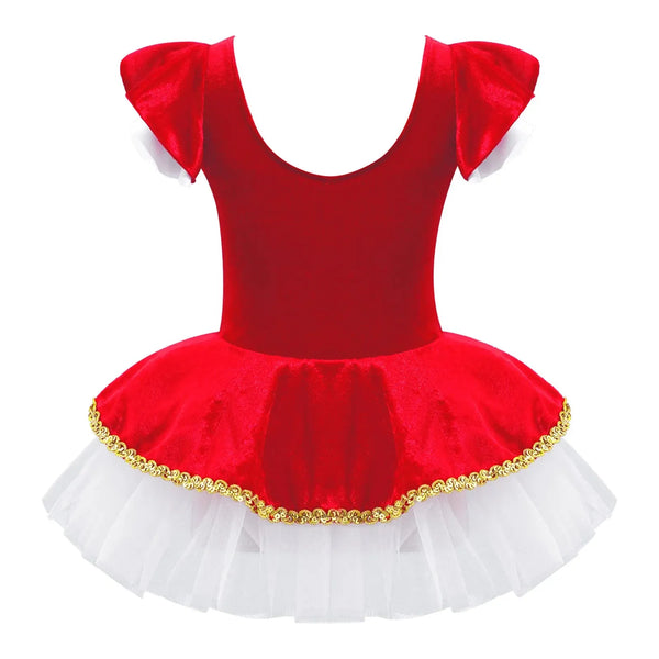 Red & Gold Regal Dance Tutu