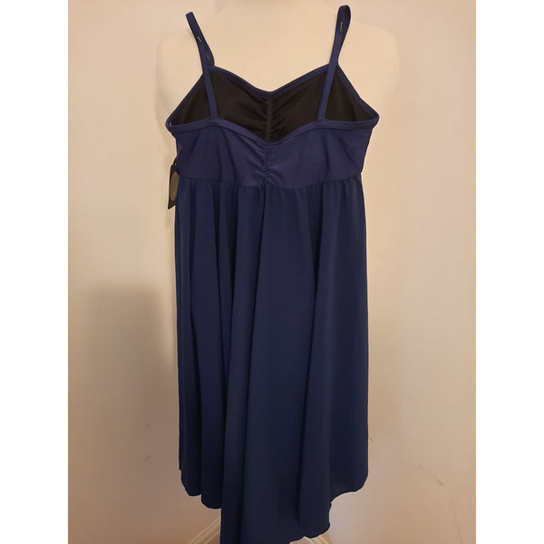 PRE-LOVED Navy Skirted Leotard Ballet Dress - age 5-6