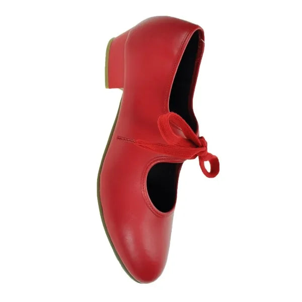 'Patter' PU Tap Shoes - Red or Tan