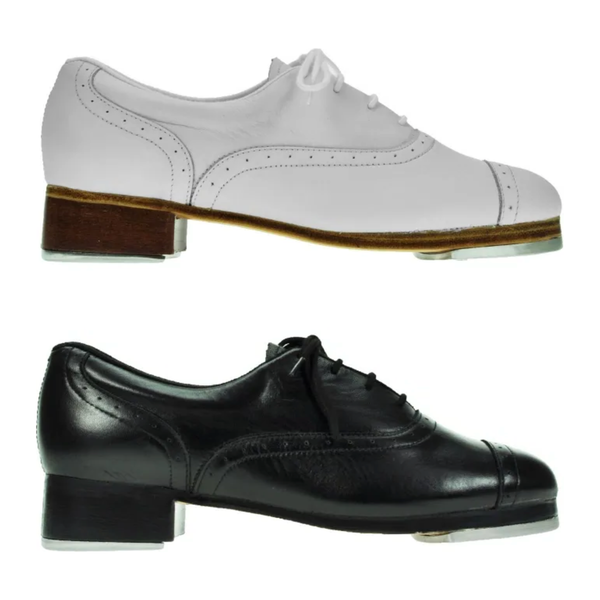 Ladies Jason Samuels Smith Leather Tap Shoes - Black or White