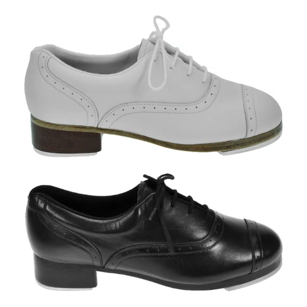 Ladies Jason Samuels Smith Leather Tap Shoes - Black or White