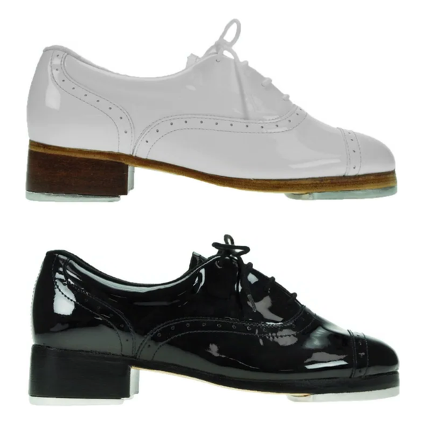 Ladies Jason Samuels Smith Patent Tap Shoes - Black or White