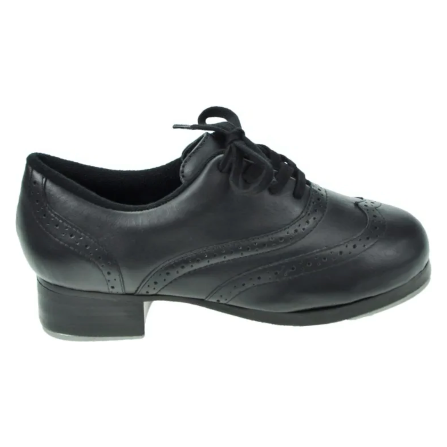 'Roxy' Black Tap Shoes - standard or wide fit