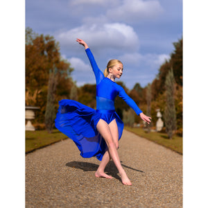 'Isla' Skirted Leotard Lyrical Dance Costume - various colours