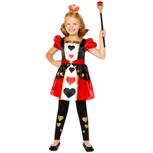 Wicked Queen of Hearts Fancy Dress Costume