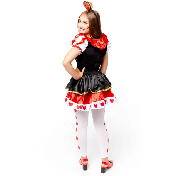 Miss Queen of Hearts Fancy Dress Costume