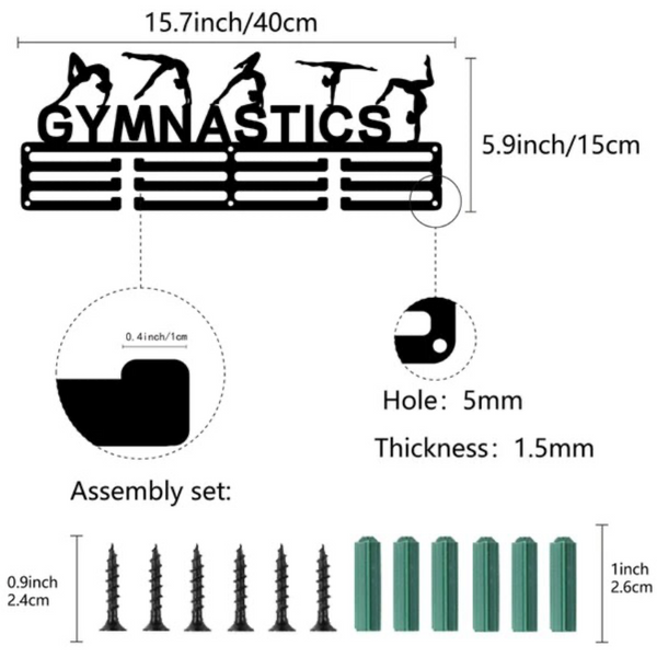 Dance/Gymnastics Medals Display Hanger