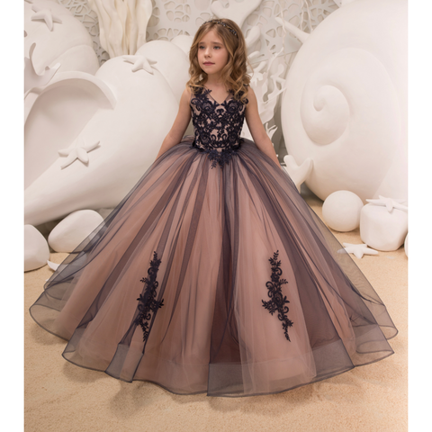 'Eleanor' Girls Dress Bridesmaid | Flower Girl | Birthday | Occasion Dress