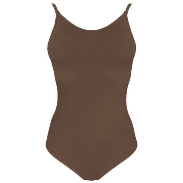 Seamless Low Back Camisole with Removable Padding | Dance Underwear - Nude or Dark Nude