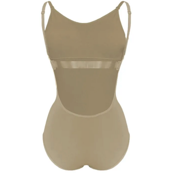 Seamless Low Back Camisole with Removable Padding | Dance Underwear - Nude or Dark Nude