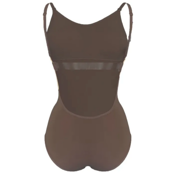 Seamless Low Back Camisole with Removable Padding | Dance Underwear - Nude or Dark Nude