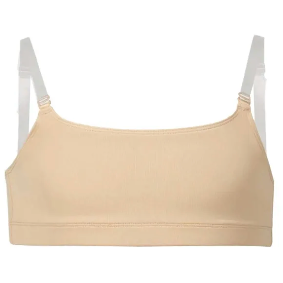 Girls 'Leia' Crop Top | Dance Underwear - Sand or Tan