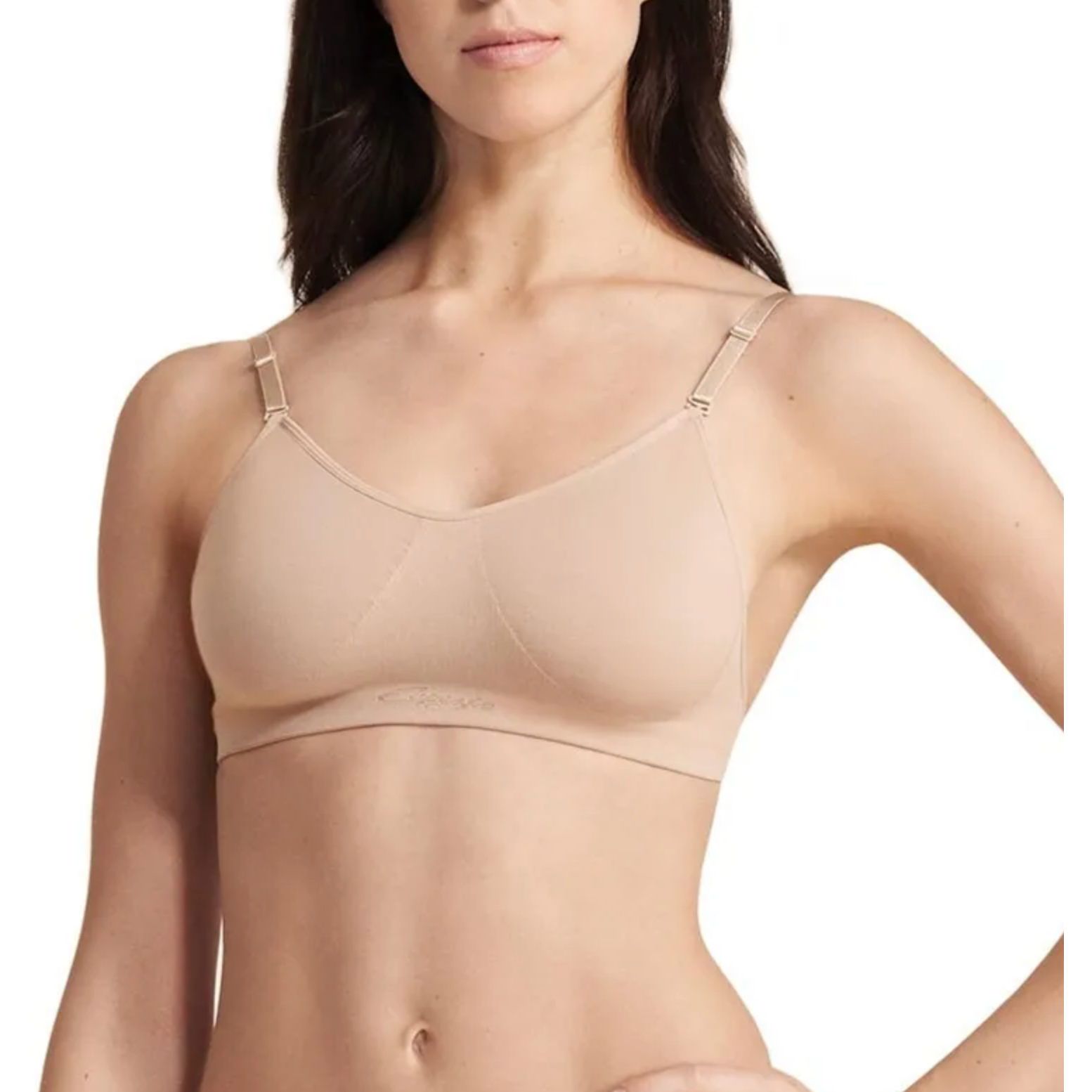 Nude Seamless Clear Back Bra | Dance Underwear