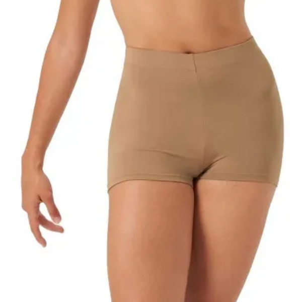 'Capella' High Waist Short | Dance Underwear - Sand or Tan