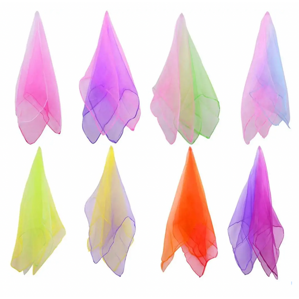 Ombre Dance Scarves | Dance Props - pack of 15