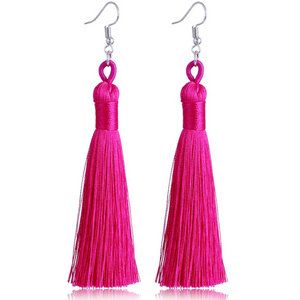 Handmade Tassel Earrings | Various Colours