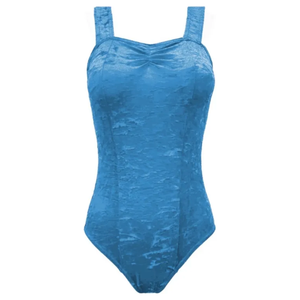 'Saffy' Crushed Velour Leotard - various colours