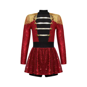 Ringmaster/Toy Soldier Skirted Unitard Dance Costume