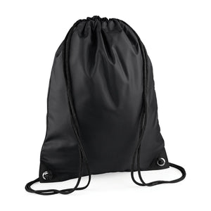 Black Branded Drawstring Dance Sac