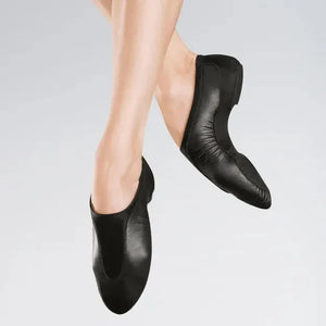 Zapatos de jazz de cuero con suela dividida 'Pulse' de competición Bloch - Negro o tostado