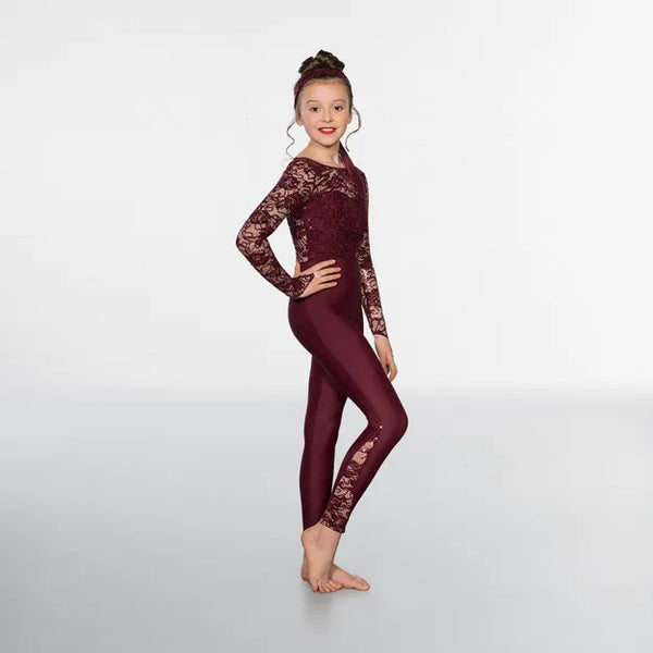 Sequin Lace Dance Unitard