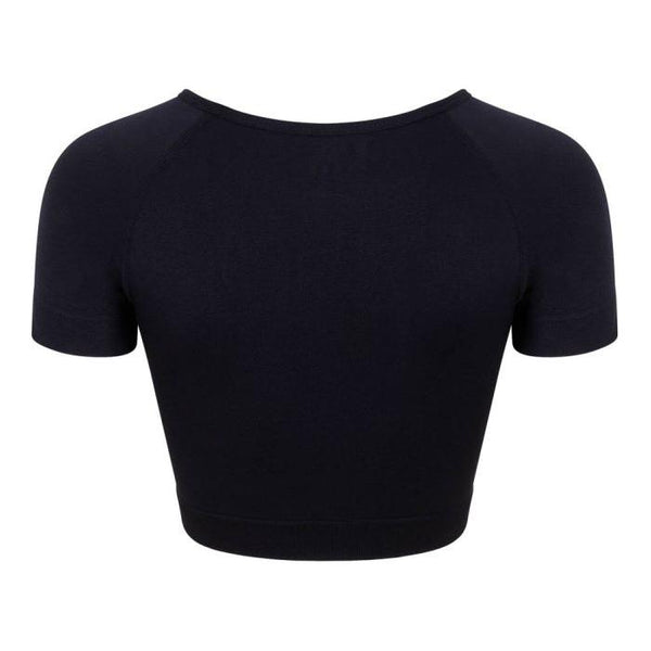 KaSo Branded Black Activewear Crop Top