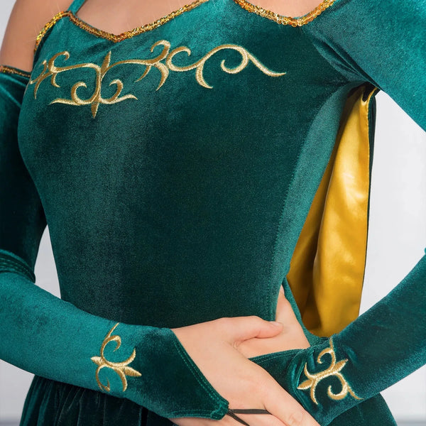 HIRE - Green Velour Irish Dance Dresses