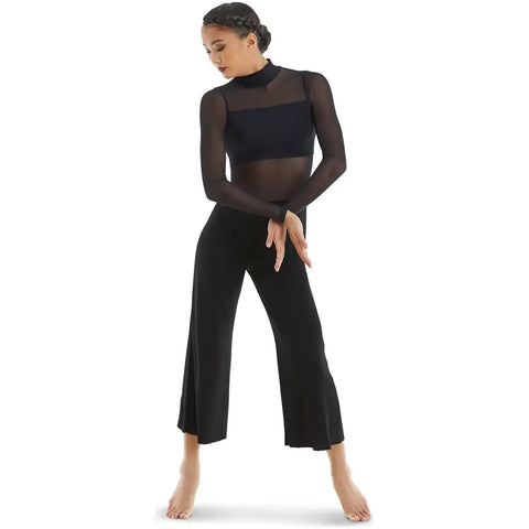 Balera Culotte Unitard With Mesh Contemporary Dance Costume