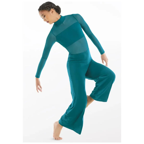 Balera Culotte Unitard With Mesh Contemporary Dance Costume