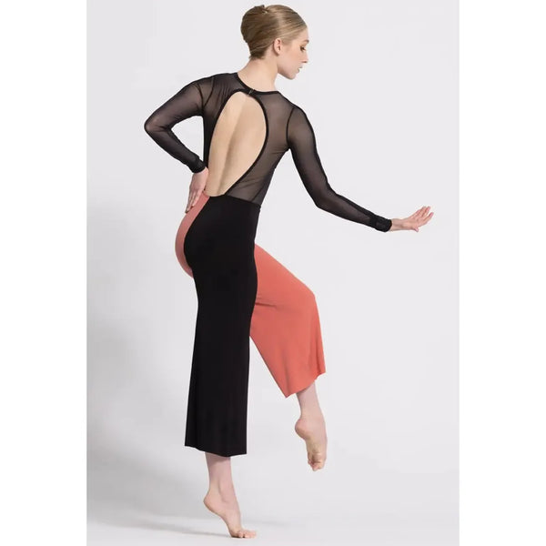 'All We Got' Contemporary Lyrical Colourblock Culotte Jumpsuit Dance Costume - various colours