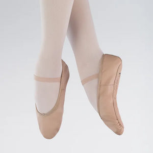 Full Sole Leather Ballet Shoes - Pink