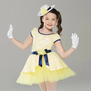 'A Lovely Day' Yellow Tutu Dress Dance Costume