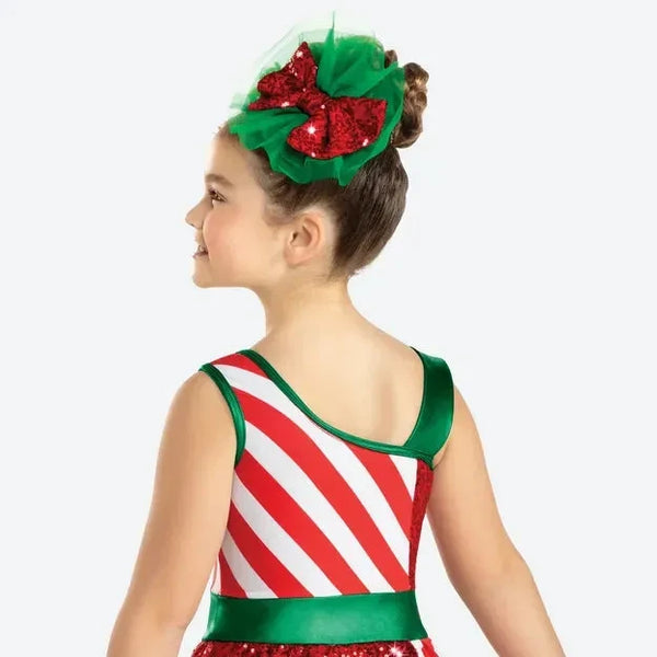 'Candy Cane Lane' Candy Stripe Christmas Gift Costume