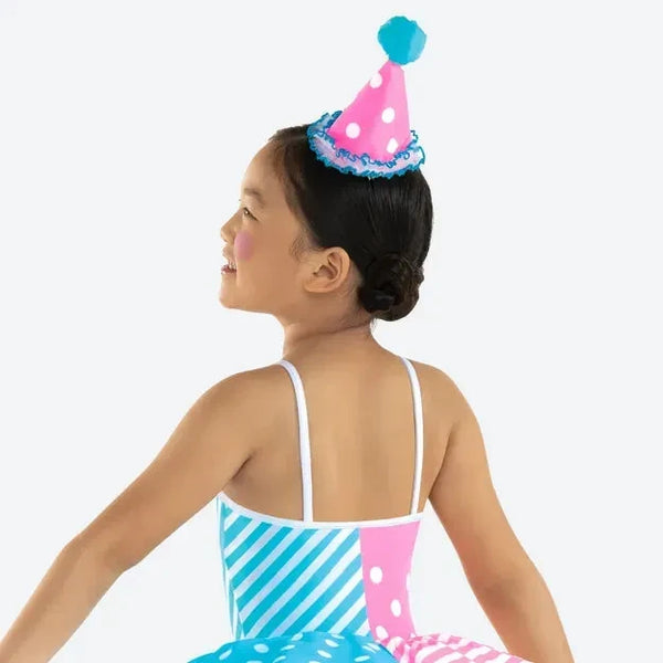 'Join the Circus' Pink & Blue Clown Dress Dance Costume