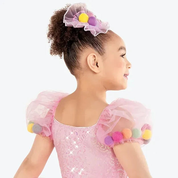 'How Sweet It Is' Pink Pom Pom Dance Dress