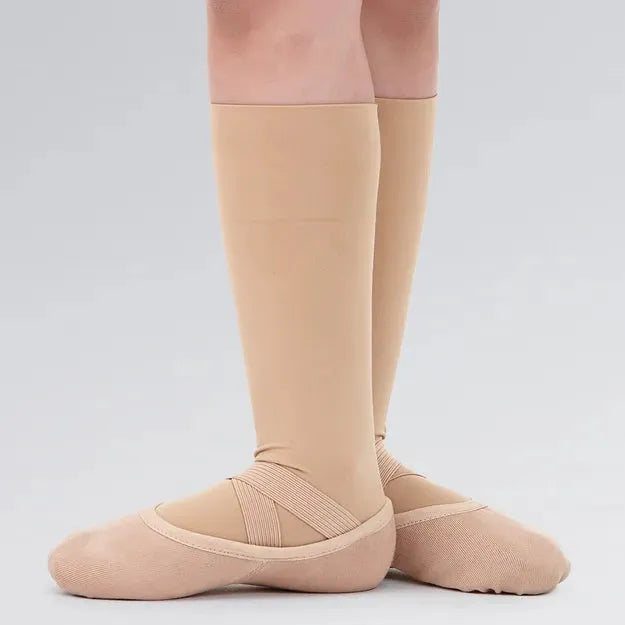 Canvas Split Sole Ballet Shoes - various skin tones