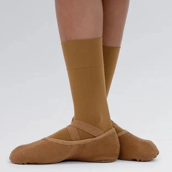 Canvas Split Sole Ballet Shoes - various skin tones