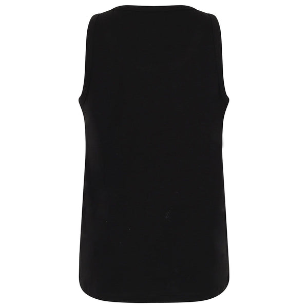 Boys Plain Black Stretch Vest